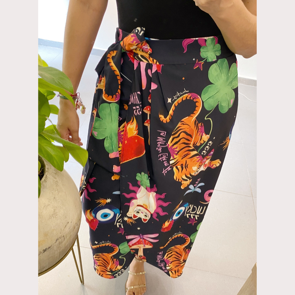 Falda Eloisa Lucky Azul