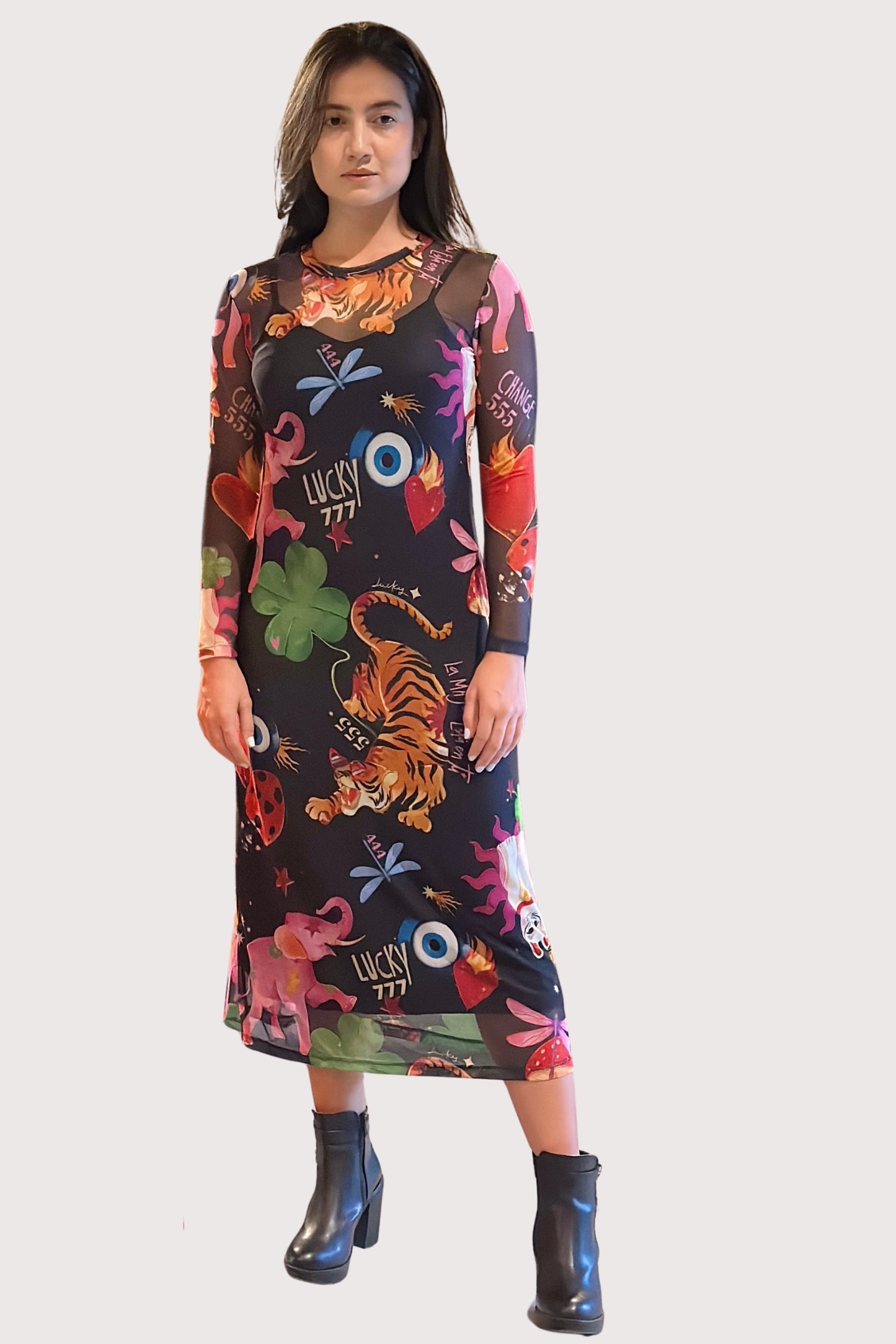 Vestido Mesh Lucky