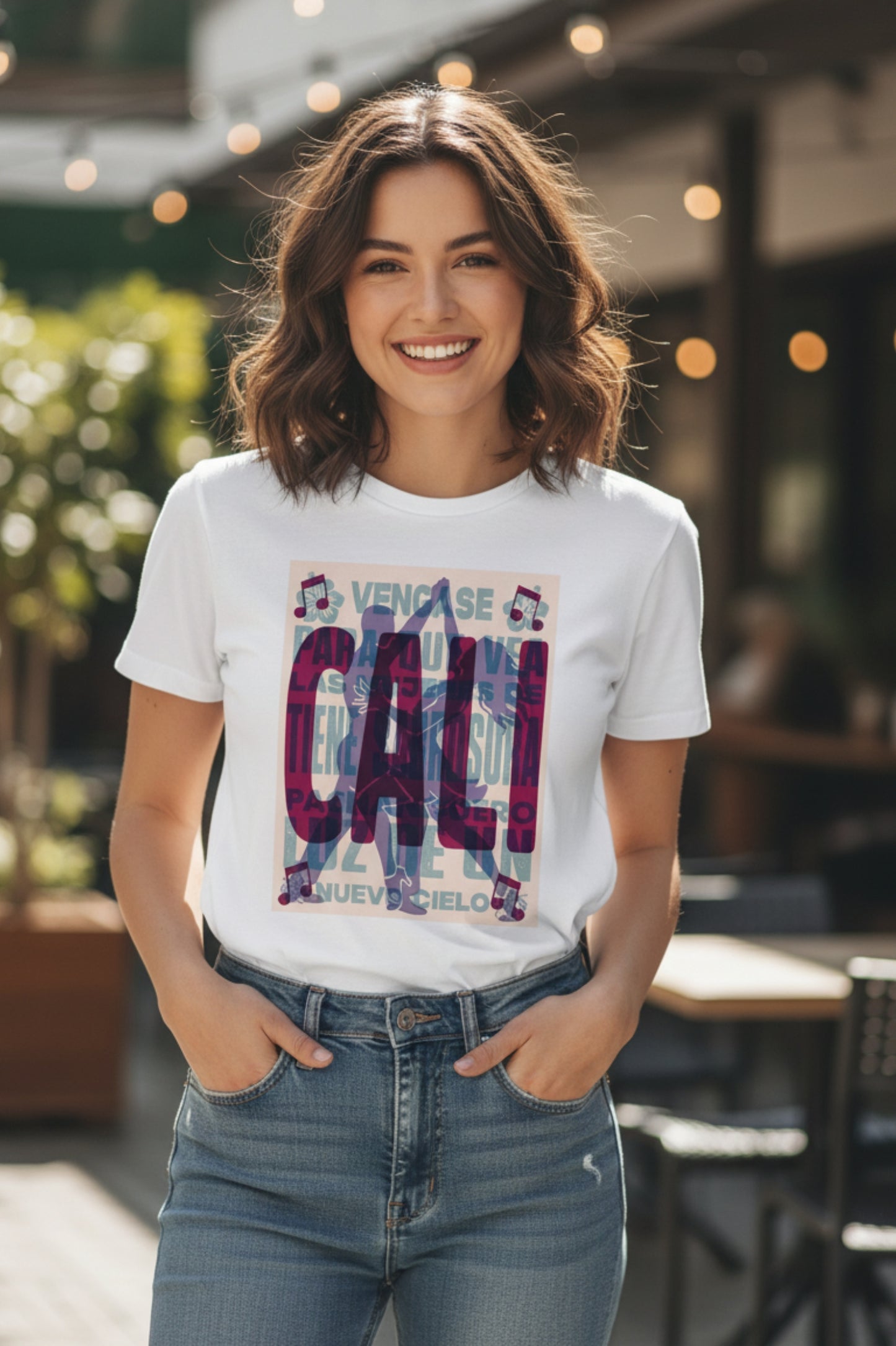 Camiseta Cali Lila