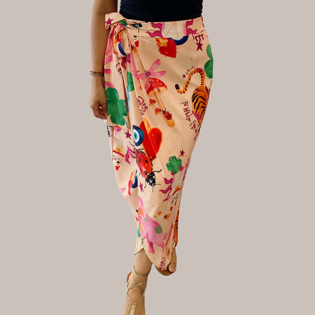 Falda Eloisa Lucky Beige