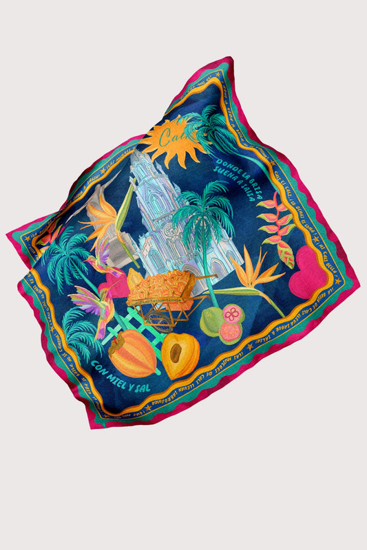 Pañoleta Azul Edicion Mi Cali