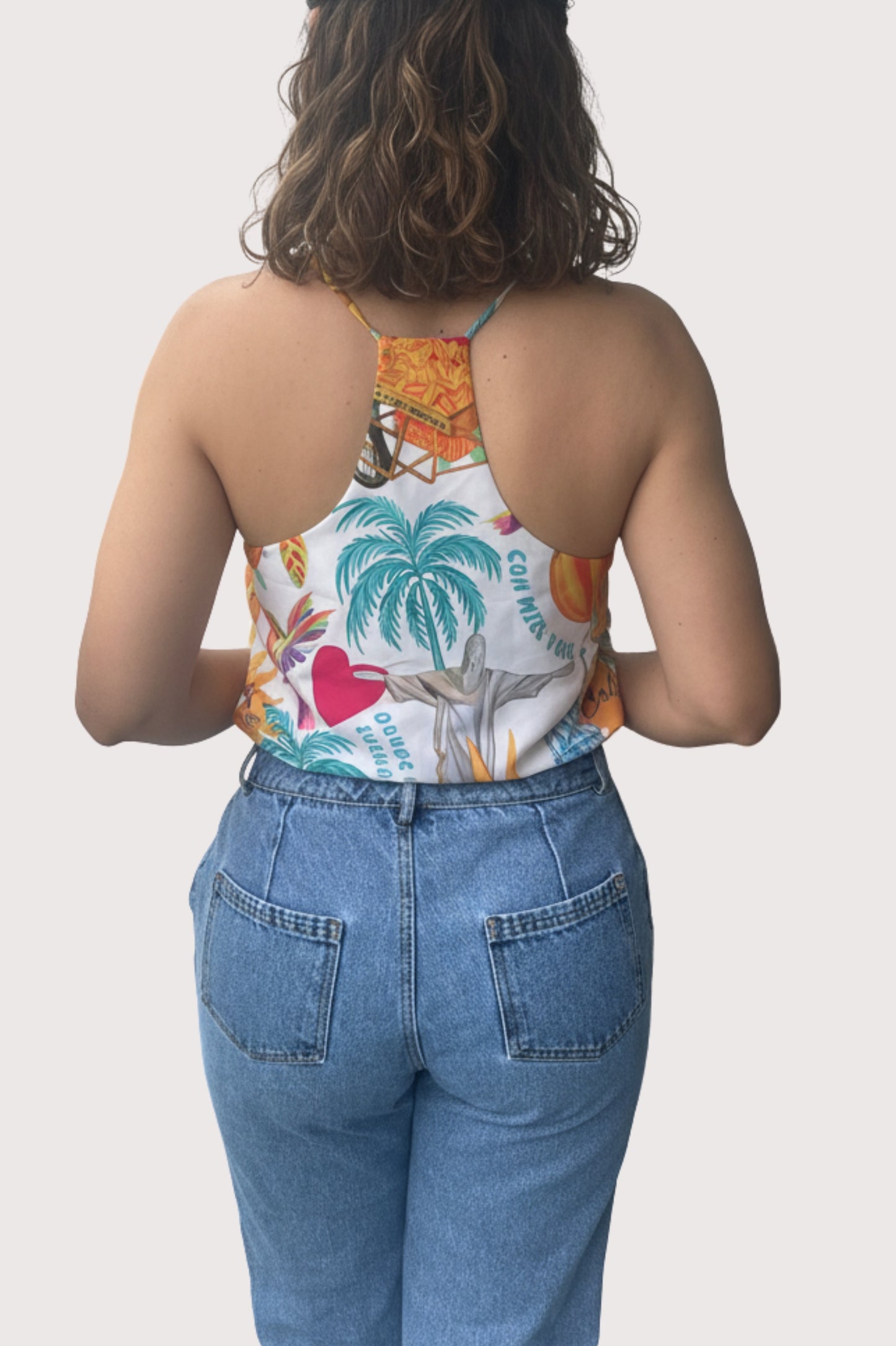 Blusa Basica Beige "Mi Cali"