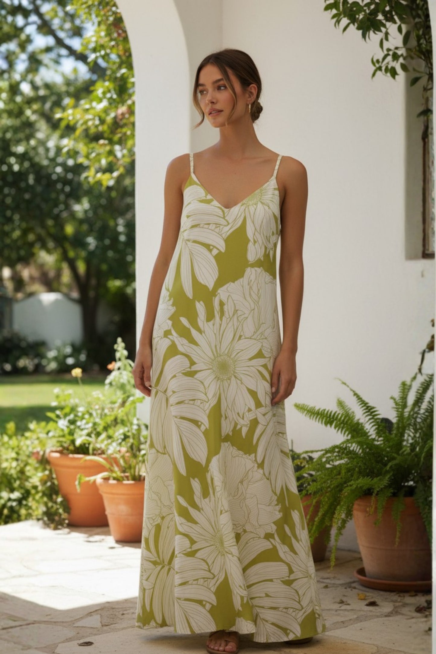 Maxi Vestido Pistacho