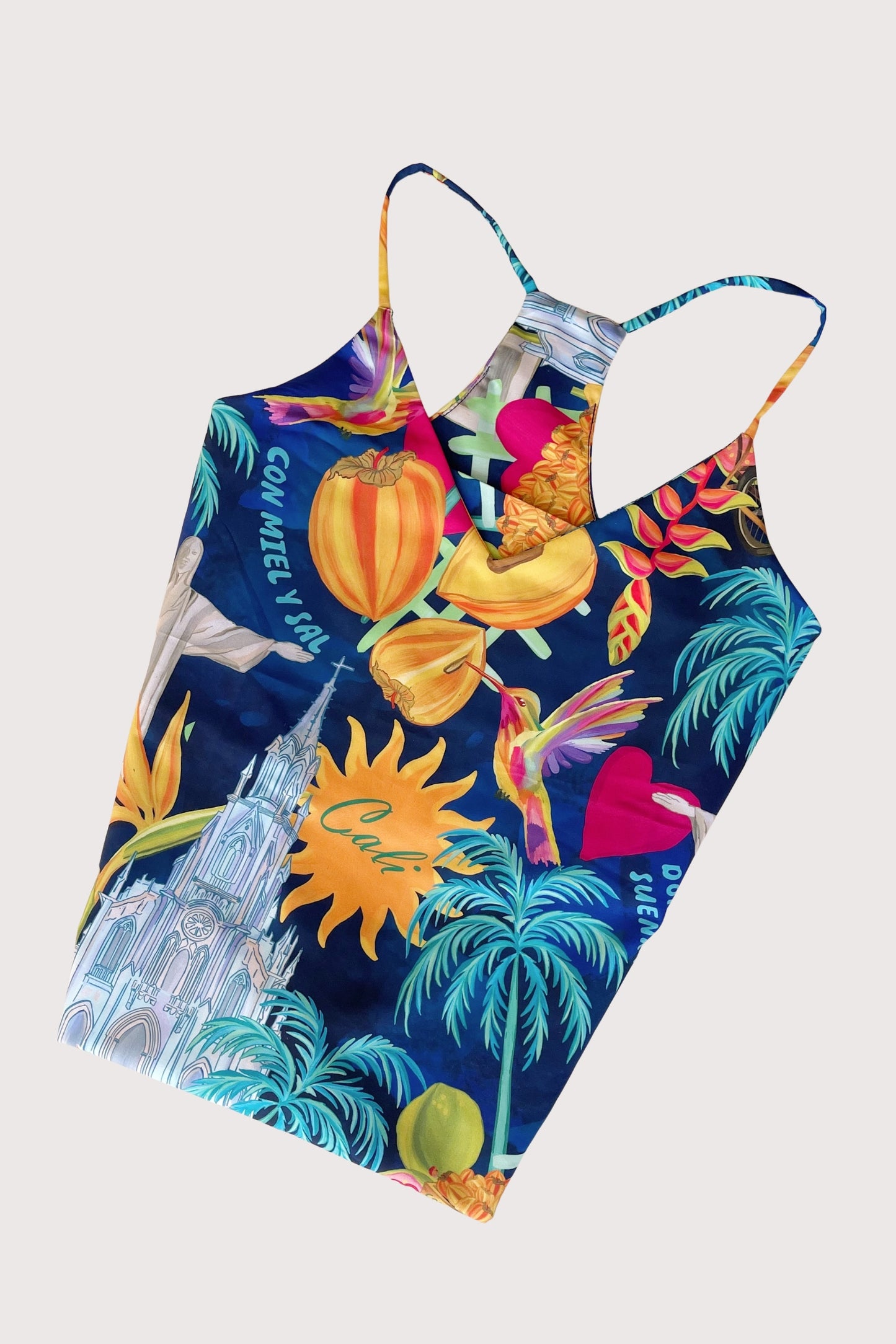 Blusa Basica Azul "Mi Cali"