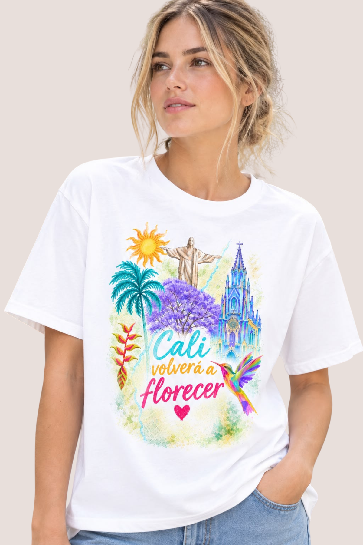 Camiseta Cali 🩷🌸