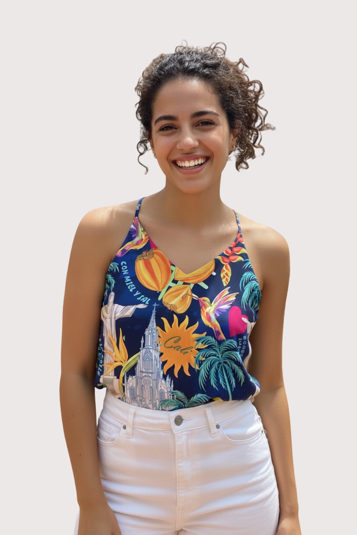 Blusa Basica Azul "Mi Cali"